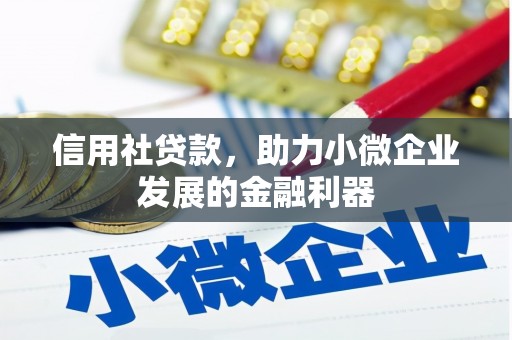 石景山信用社贷款，助力小微企业发展的金融利器