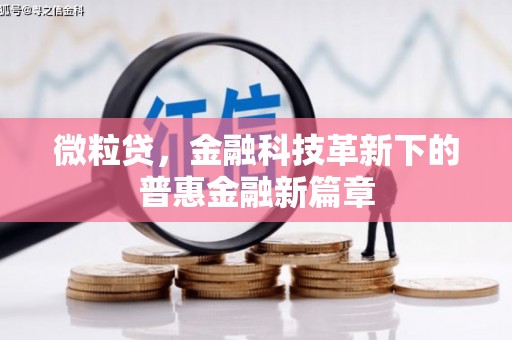 石景山微粒贷，金融科技革新下的普惠金融新篇章