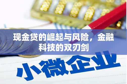 石景山现金贷的崛起与风险，金融科技的双刃剑