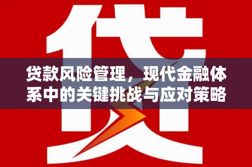 石景山贷款风险管理，现代金融体系中的关键挑战与应对策略